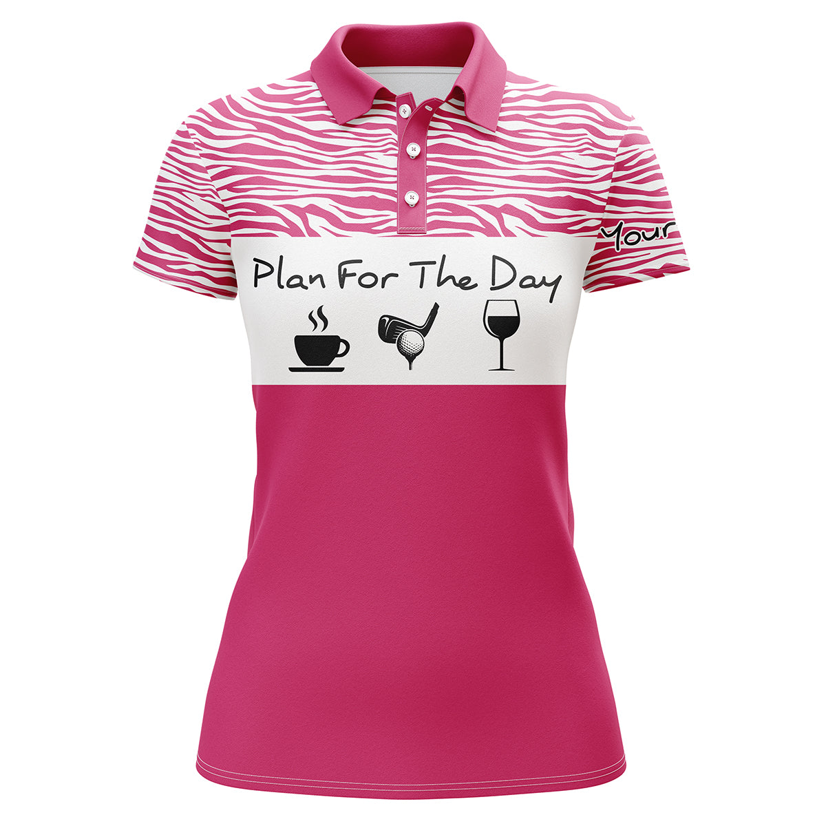Personalized Women's Golf Polo Shirt 