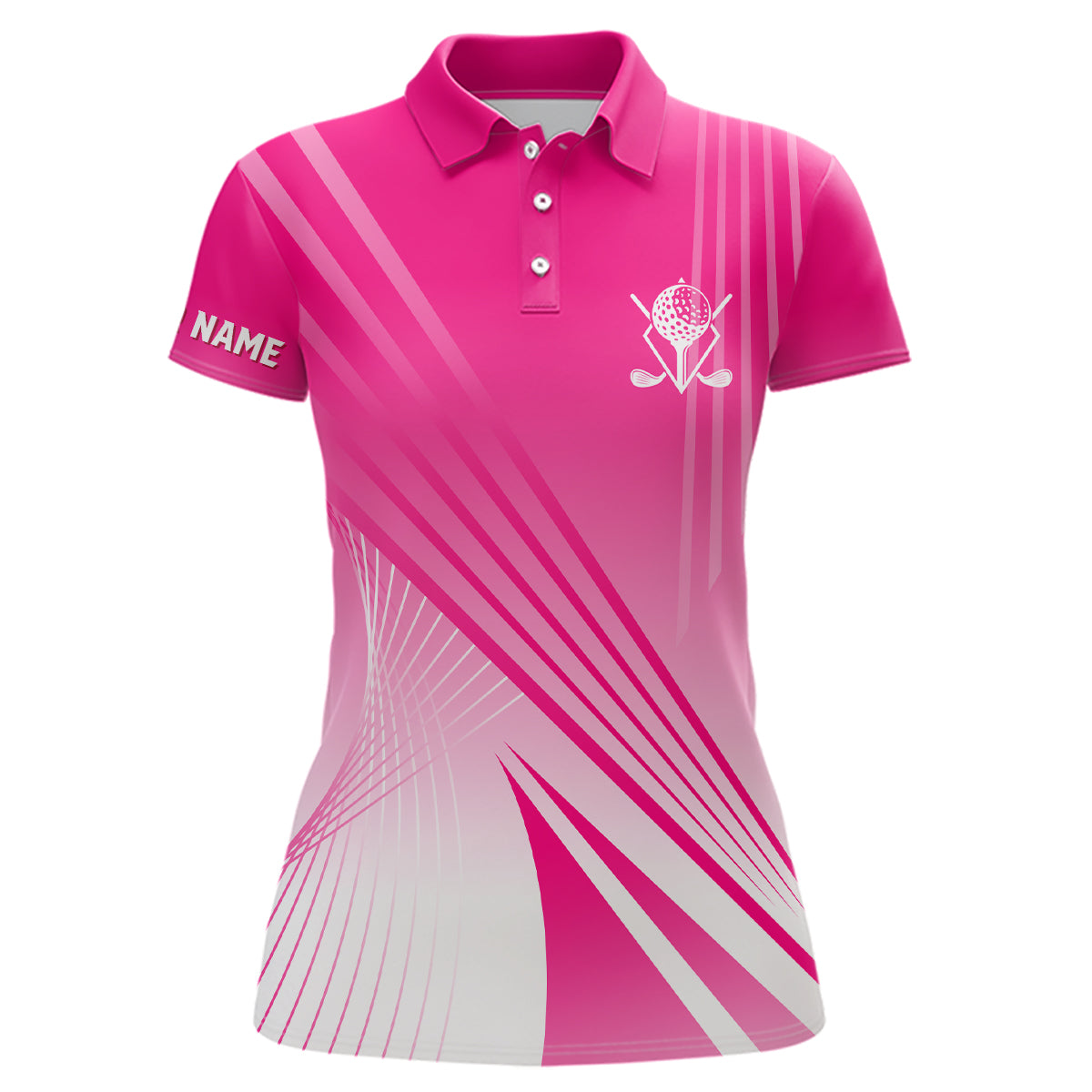 Customized Pink Polo Shirt Design Customized Men's Golf Polo Shirt