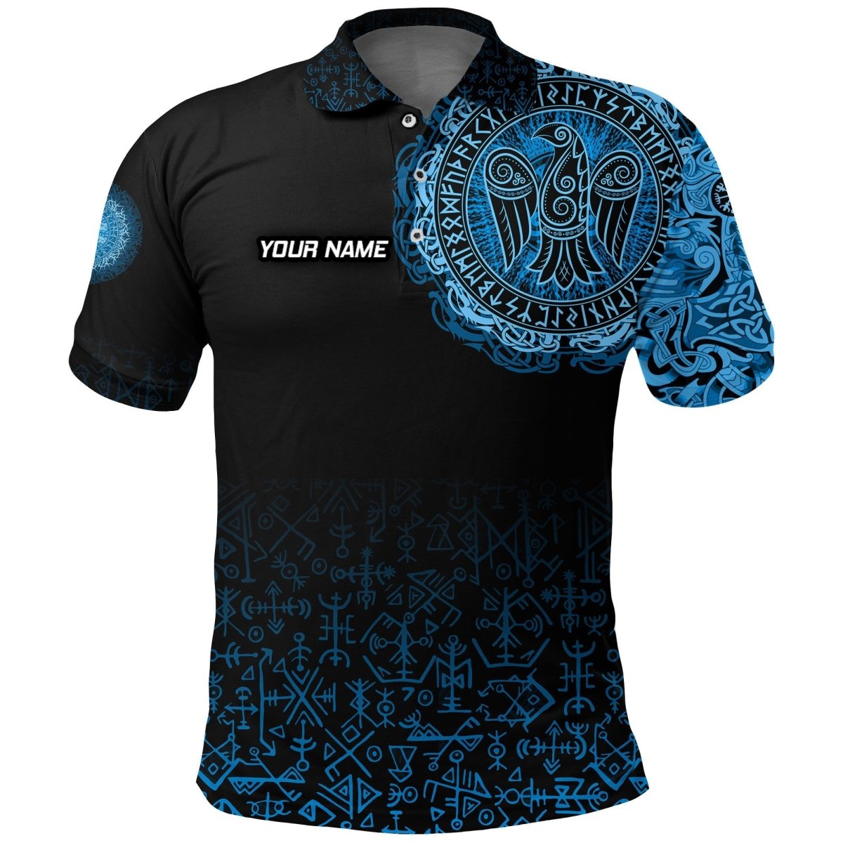 Trotter Tartan Polo Shirt Viking Wolf