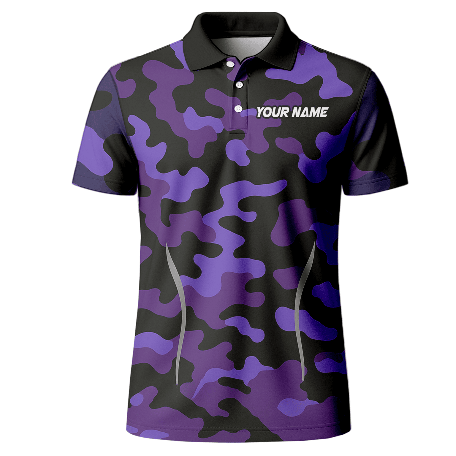 Personalized Purple Black Camo Dart Jersey Skull Dartboard For Men W1705 additional image 2