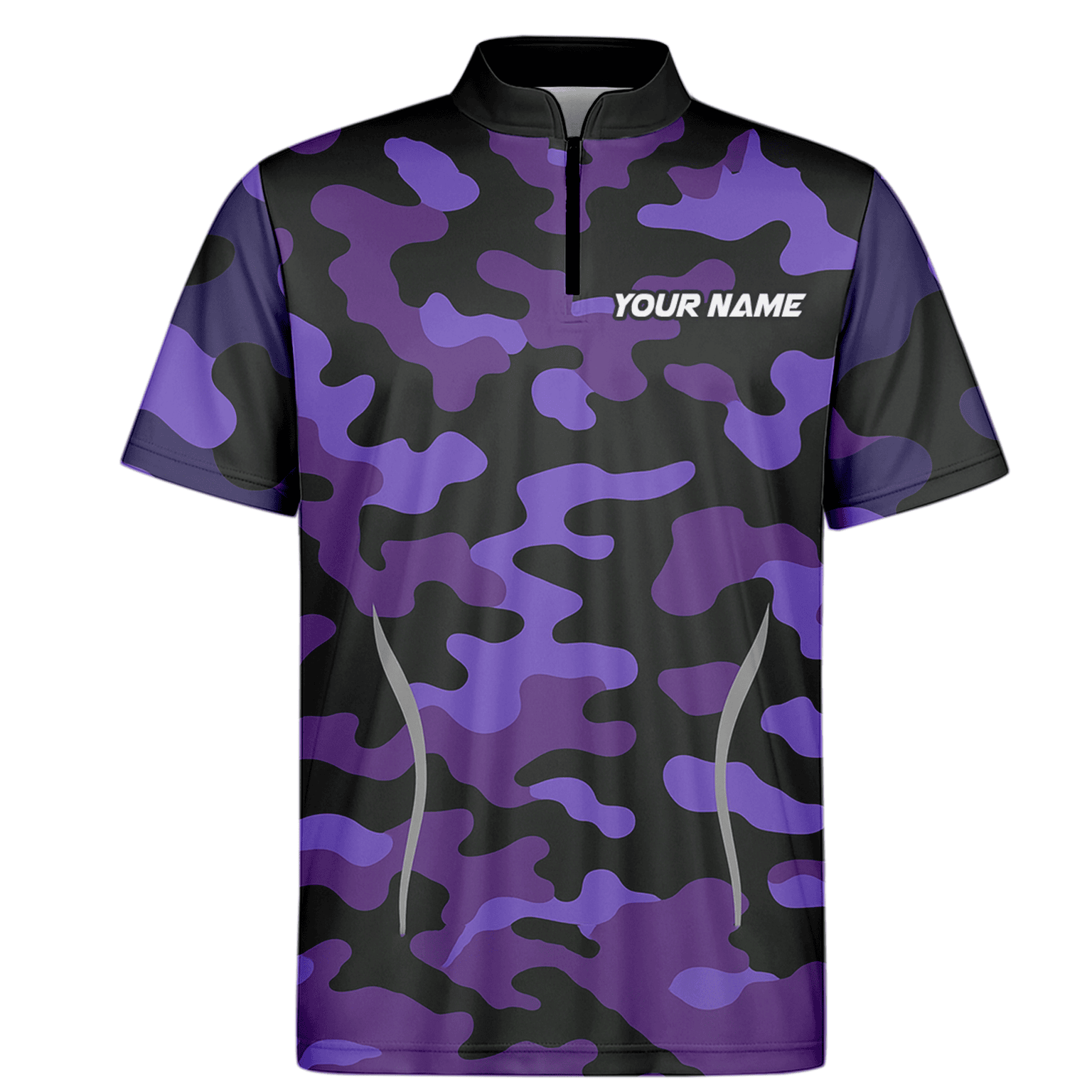 Personalized Purple Black Camo Dart Jersey Skull Dartboard For Men W1705 additional image 6