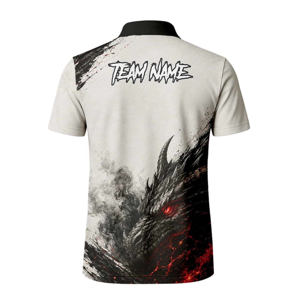 Personalised White Black Red Dragon Darts Shirt For Men Z061