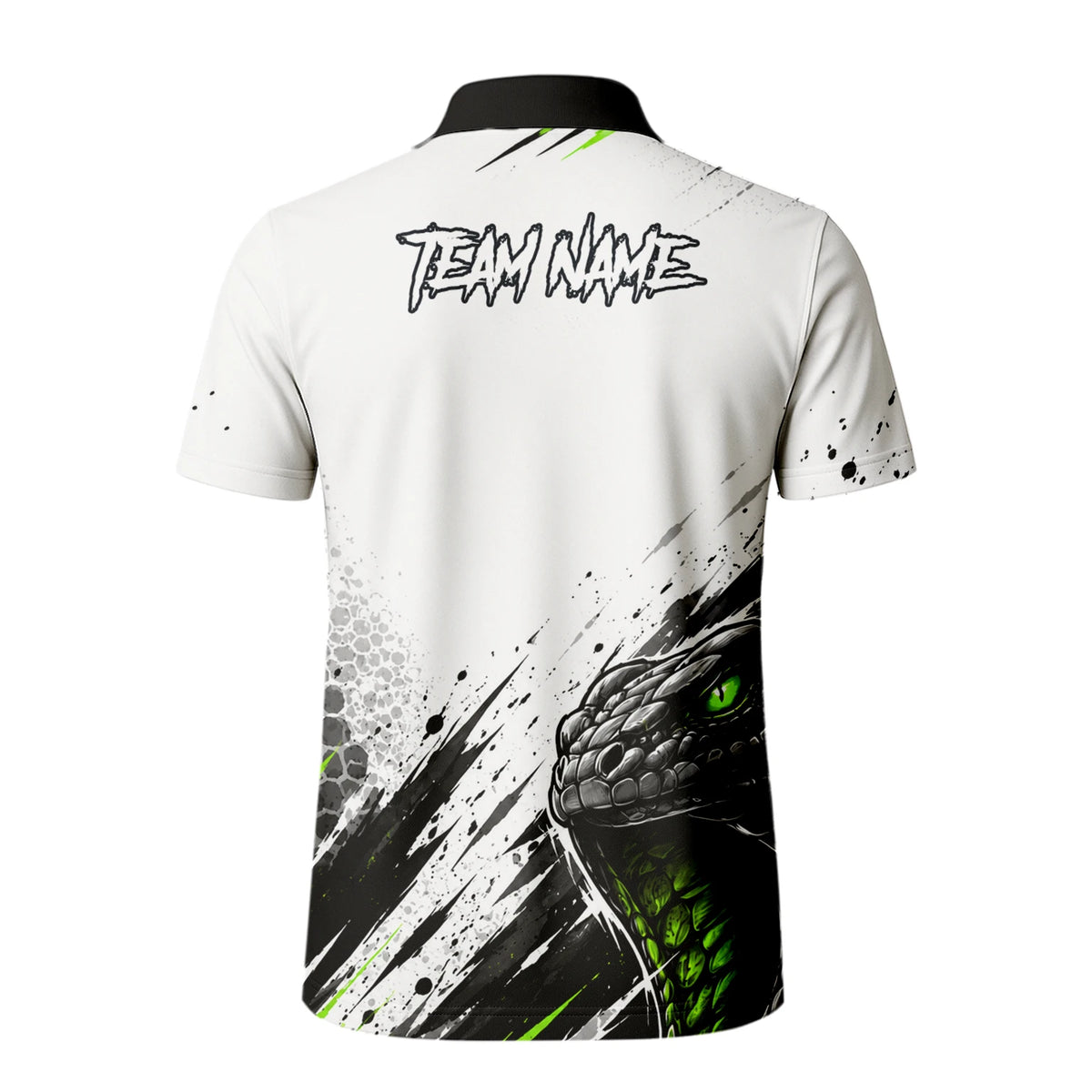 Personalised White Black Green Cobra Darts Shirt For Men Y070