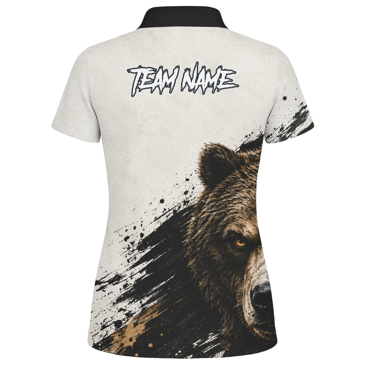 Personalised White Black Brown Bear Darts Shirt For Women F926