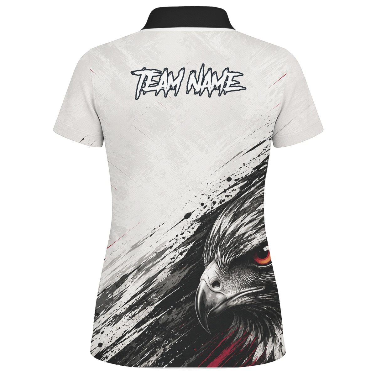 Personalised White Black Red Eagle Darts Shirt For Women Z577