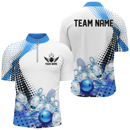 
Custom Blue Bowling Shirts for Men - Team Uniforms, Comfortable Fit, Available in Various Sizes
 I7130