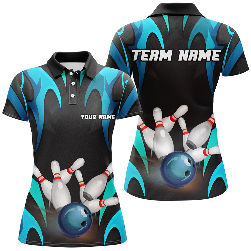 
Customizable Black and Blue Bowling Shirts for Women - Team Jerseys, Perfect Gifts for Bowlers
 I7107