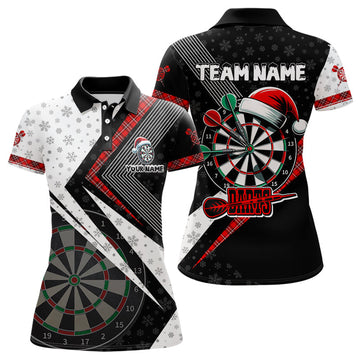 Funny Santa Custom Christmas Dart Shirt for Women - Best Gift for Darts Lovers T3076