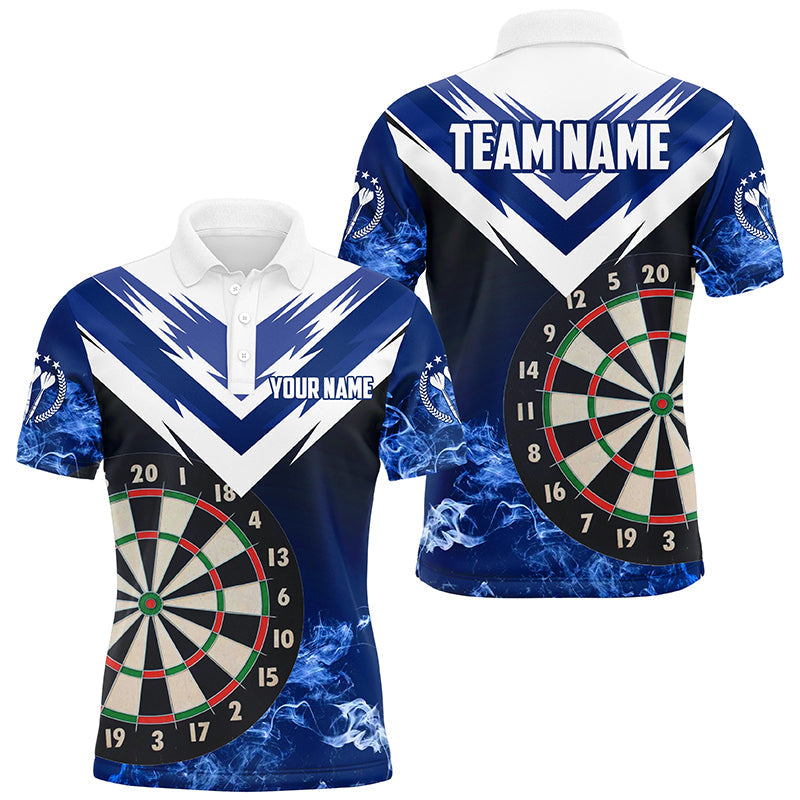 Personalized Multi-Color Darts Board Women Polo & 1/4 Zip Shirts - Team League Darts Jerseys T1552