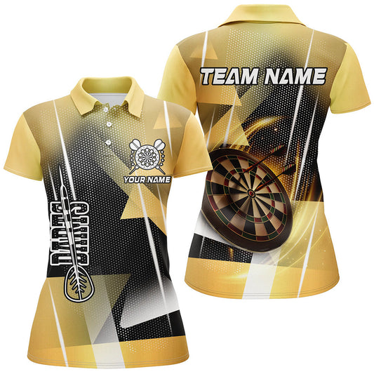 
Personalized 3D Yellow Darts Team Polo & Quarter-Zip Shirts for Women - Custom All Over Print Jersey
 T2267