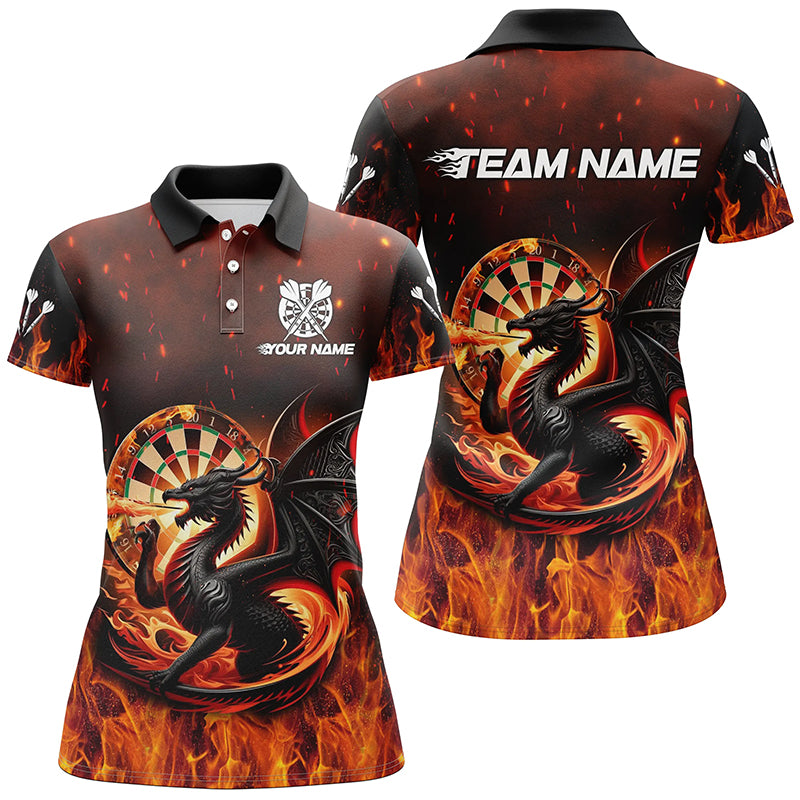 Custom 3D Printed Dragon Darts Shirts - Women's Dart Team Player ...