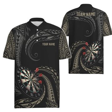 Roll Tribal Darts-poloshirt voor heren - Dartshirt voor heren - Dart Jersey K468