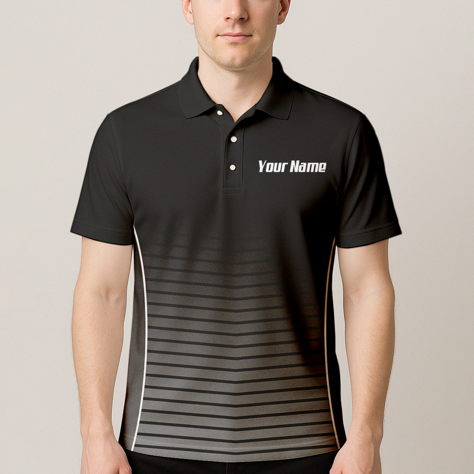 Personalised Trout Fishing Dart Jersey Polo and Zipper For Men Custom Black Grey Shirt V9509