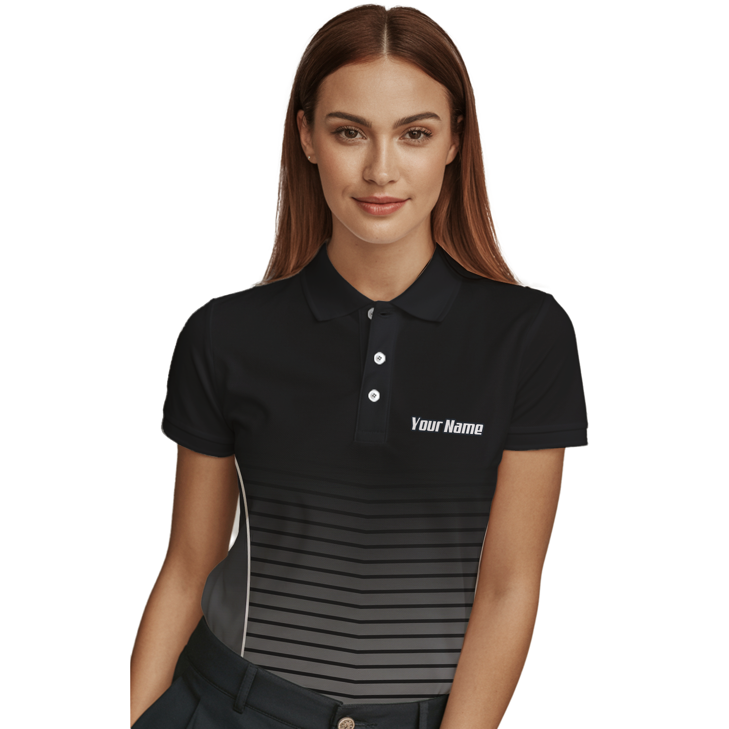 Personalised Trout Fishing Dart Jersey Polo and Zipper For Women Custom Black Grey Shirt V9509